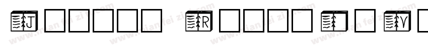 Jumble RegularVersio字体转换
